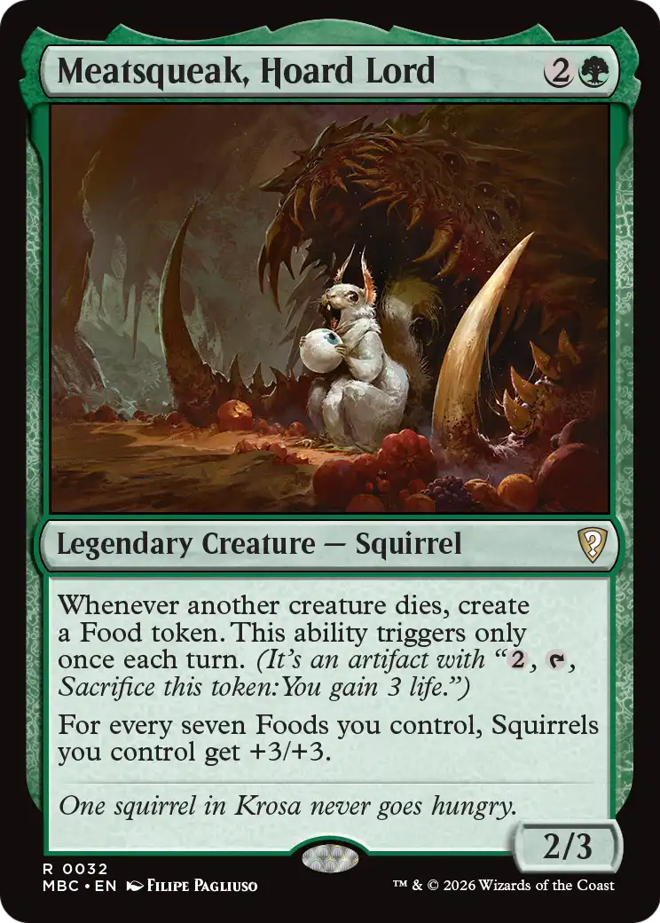 Meatsqueak, Hoard Lord [Mystery Booster: Commander Edition] | Exor Games Dartmouth