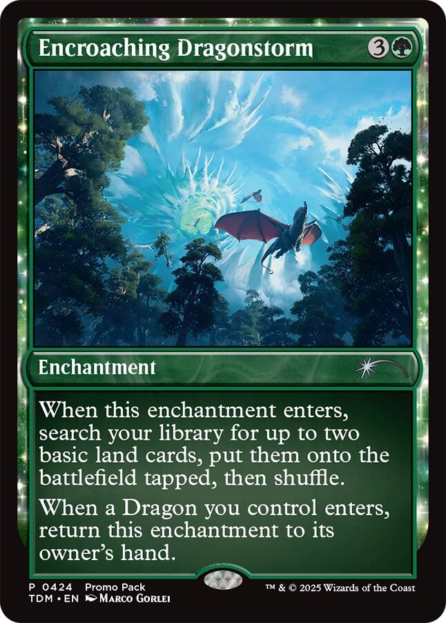 Encroaching Dragonstorm [Tarkir: Dragonstorm Promos] | Exor Games Dartmouth