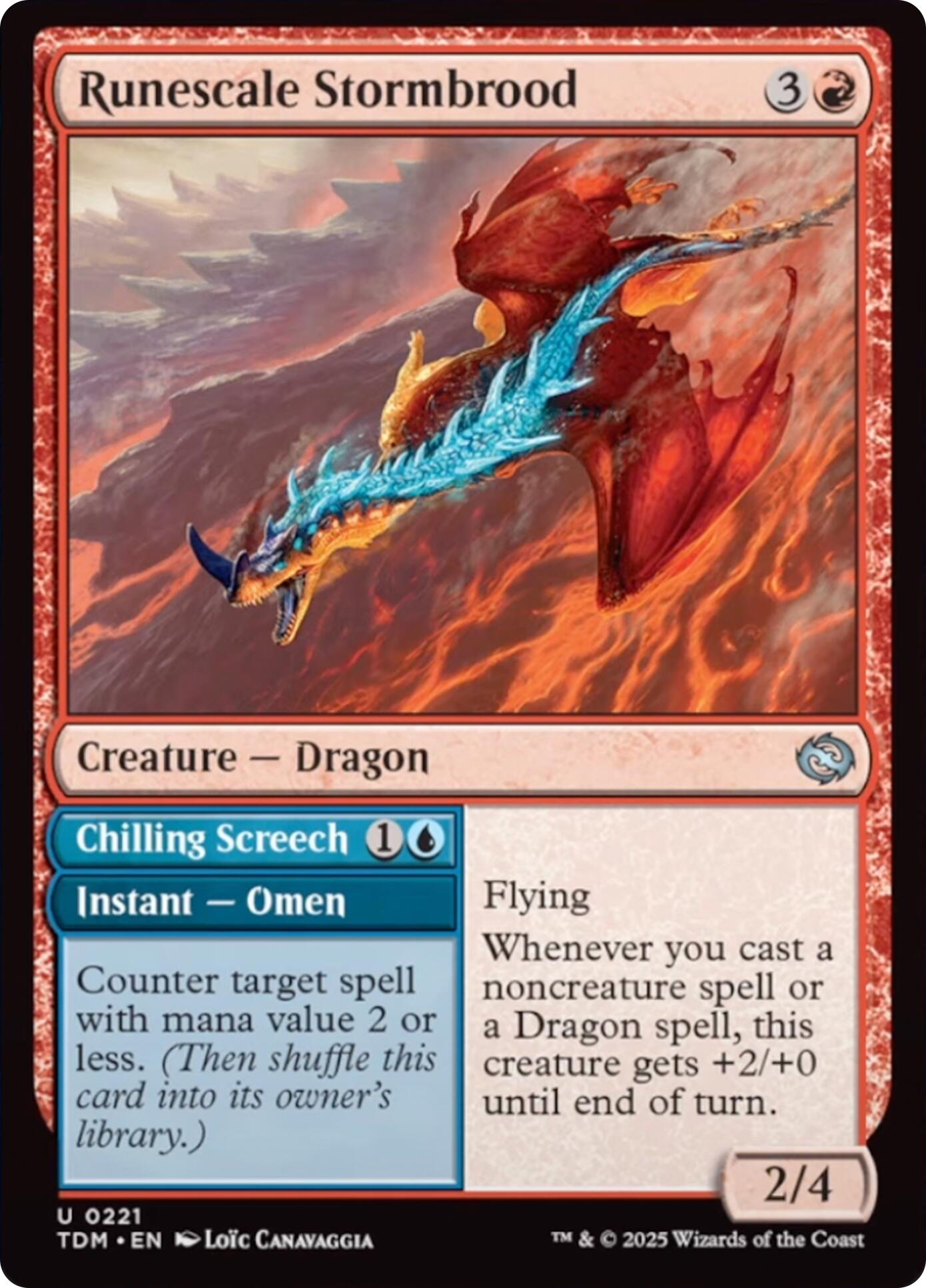 Runescale Stormbrood [Tarkir: Dragonstorm] | Exor Games Dartmouth