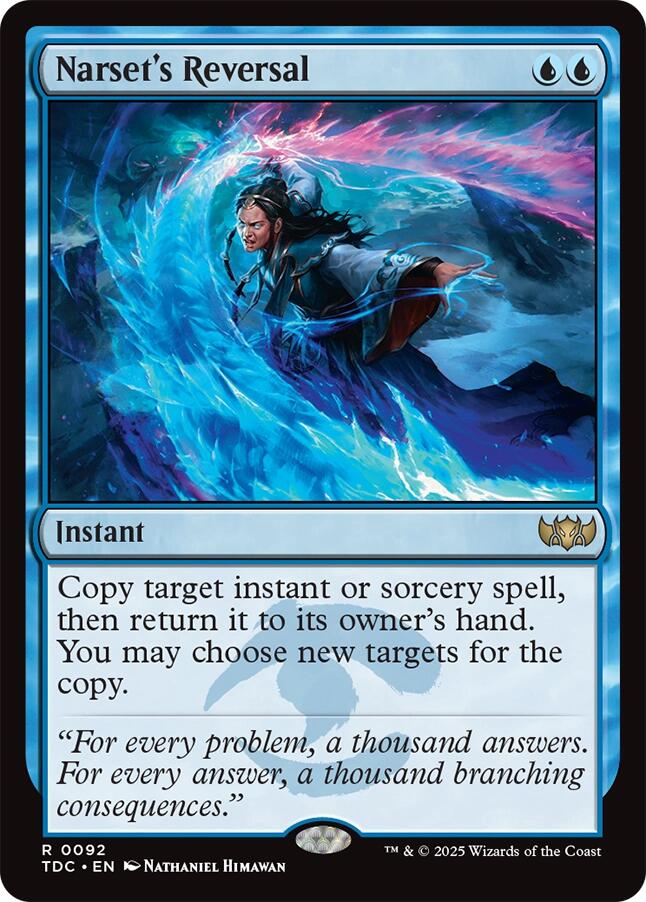 Narset's Reversal [Tarkir: Dragonstorm Commander] | Exor Games Dartmouth