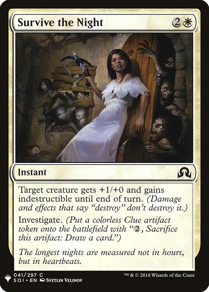 Survive the Night [Mystery Booster] | Exor Games Dartmouth