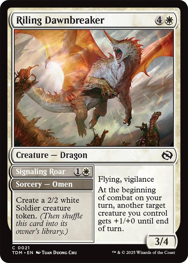 Riling Dawnbreaker [Tarkir: Dragonstorm] | Exor Games Dartmouth