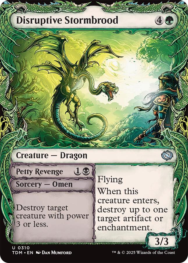 Disruptive Stormbrood (Showcase) [Tarkir: Dragonstorm] | Exor Games Dartmouth
