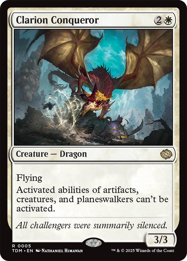 Clarion Conqueror [Tarkir: Dragonstorm] | Exor Games Dartmouth