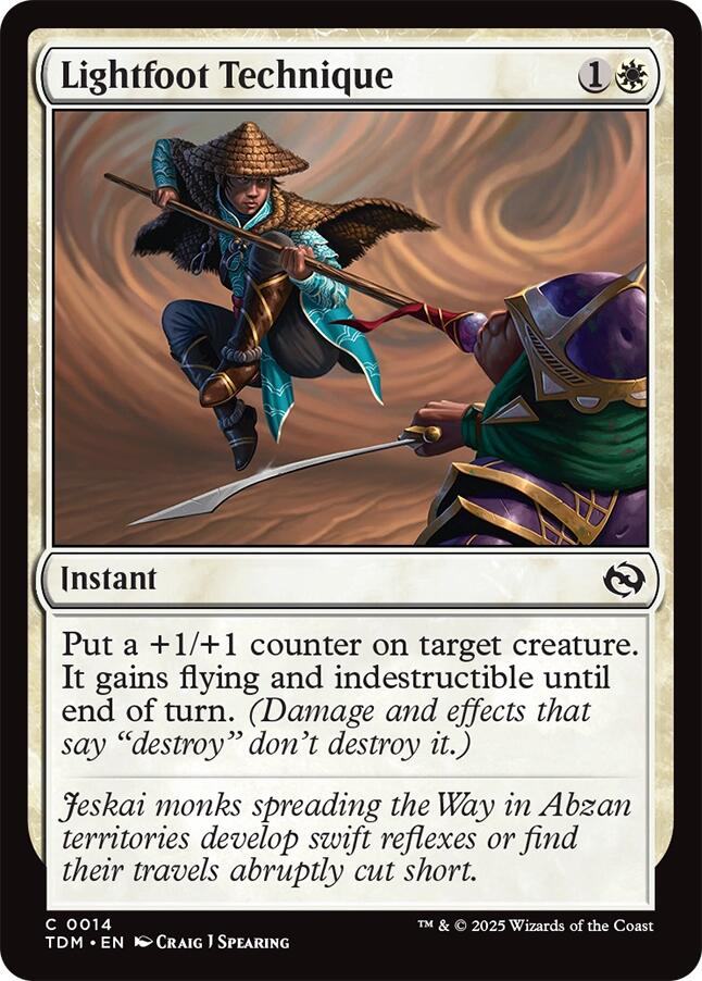 Lightfoot Technique [Tarkir: Dragonstorm] | Exor Games Dartmouth