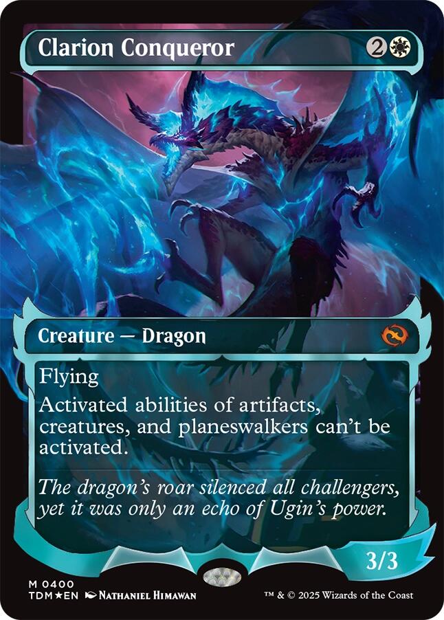 Clarion Conqueror (Showcase) [Tarkir: Dragonstorm] | Exor Games Dartmouth