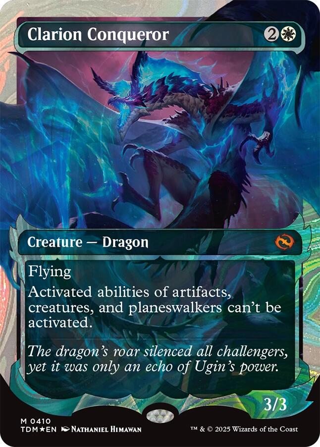Clarion Conqueror (Showcase) (Halo Foil) [Tarkir: Dragonstorm] | Exor Games Dartmouth