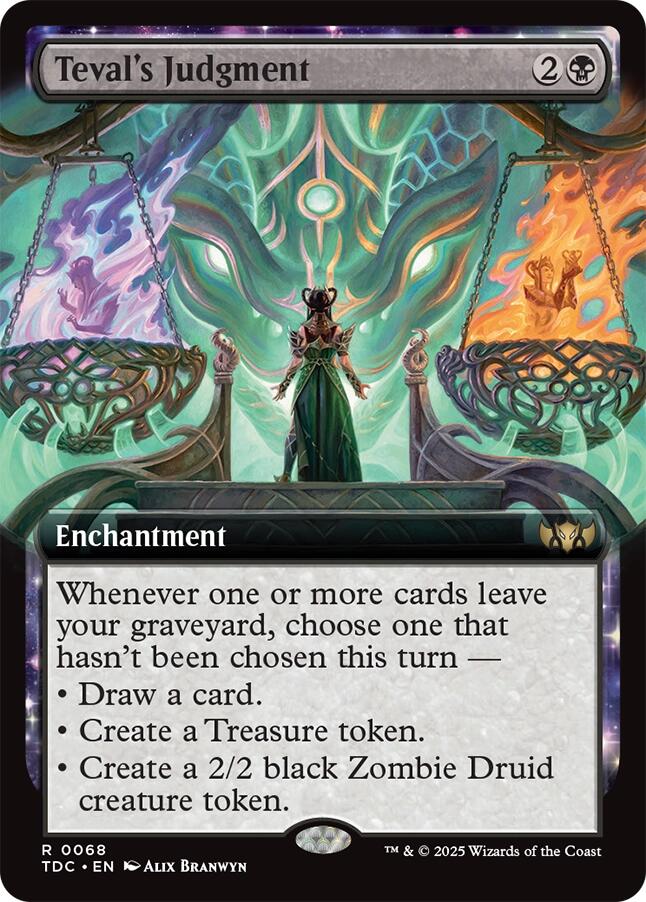 Teval's Judgment (Extended Art) [Tarkir: Dragonstorm Commander] | Exor Games Dartmouth