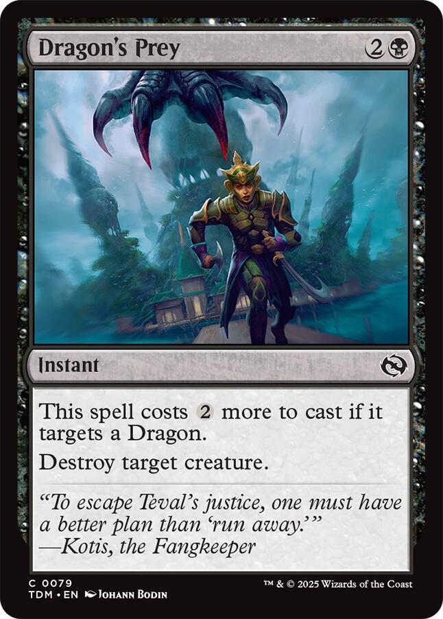 Dragon's Prey [Tarkir: Dragonstorm] | Exor Games Dartmouth