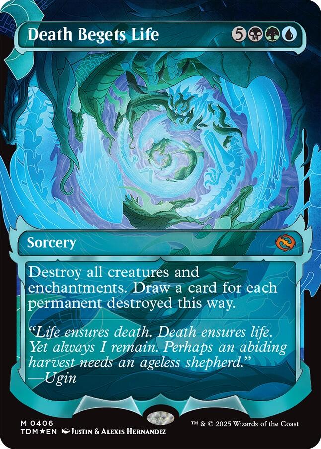 Death Begets Life (Showcase) [Tarkir: Dragonstorm] | Exor Games Dartmouth