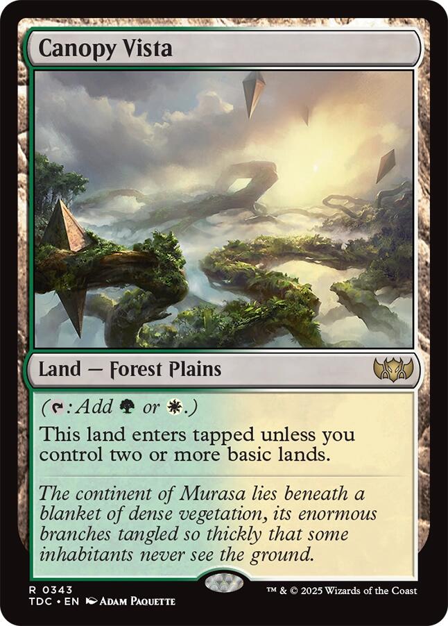 Canopy Vista [Tarkir: Dragonstorm Commander] | Exor Games Dartmouth