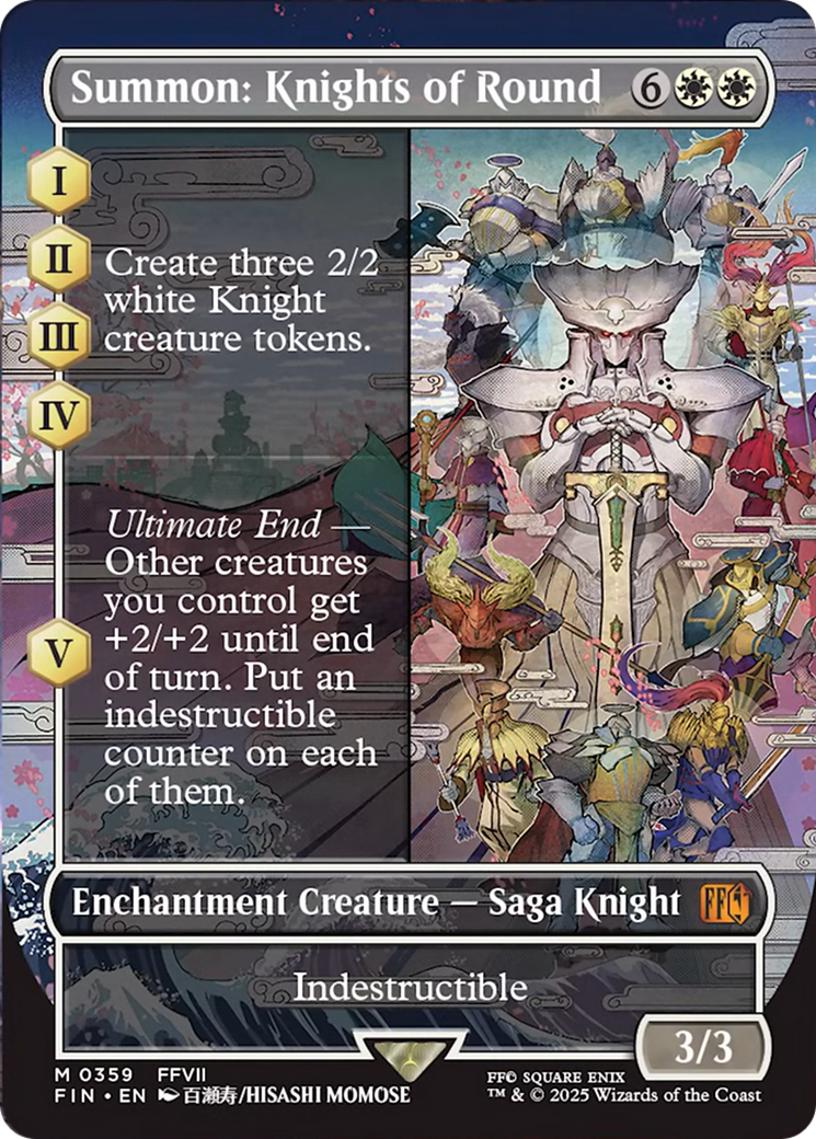 Summon: Knights of Round (Borderless) [FINAL FANTASY] | Exor Games Dartmouth