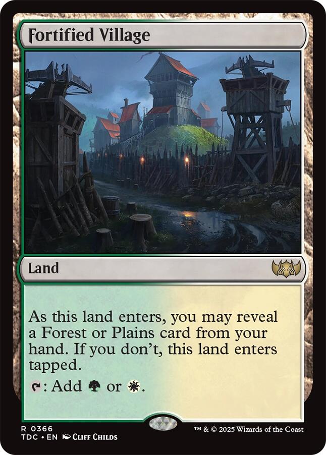 Fortified Village [Tarkir: Dragonstorm Commander] | Exor Games Dartmouth