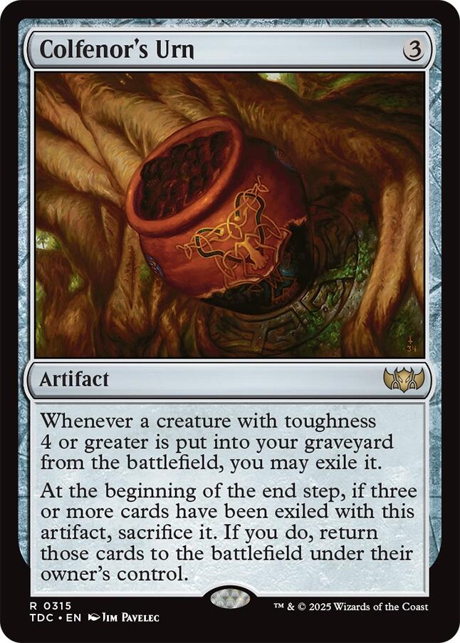 Colfenor's Urn [Tarkir: Dragonstorm Commander] | Exor Games Dartmouth