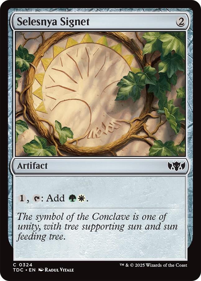 Selesnya Signet [Tarkir: Dragonstorm Commander] | Exor Games Dartmouth