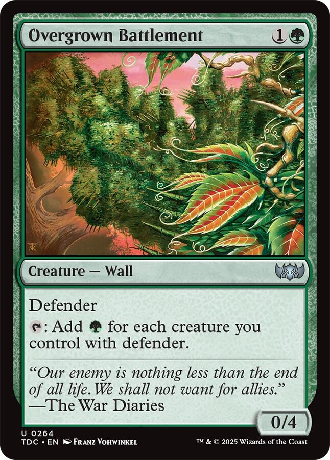 Overgrown Battlement [Tarkir: Dragonstorm Commander] | Exor Games Dartmouth