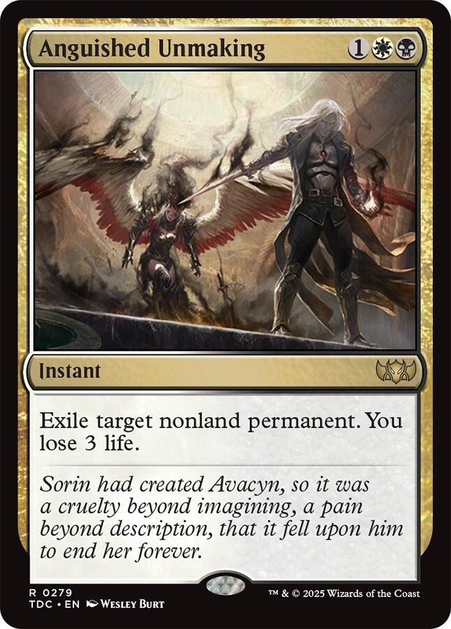 Anguished Unmaking [Tarkir: Dragonstorm Commander] | Exor Games Dartmouth