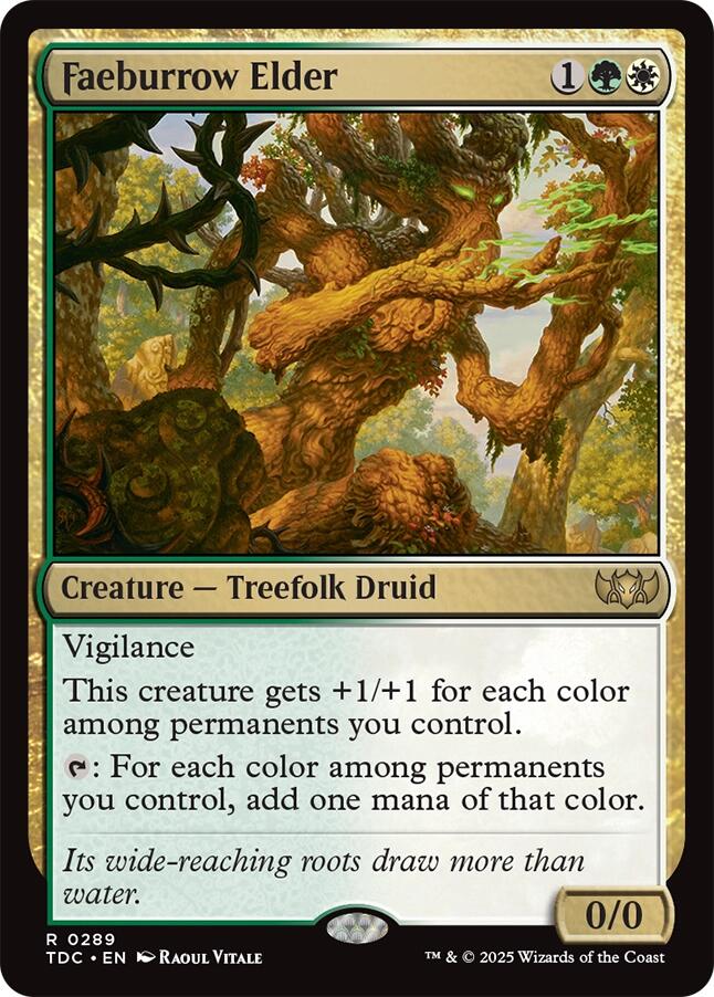 Faeburrow Elder [Tarkir: Dragonstorm Commander] | Exor Games Dartmouth