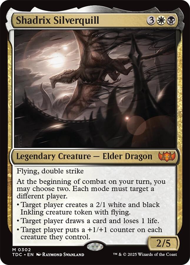 Shadrix Silverquill [Tarkir: Dragonstorm Commander] | Exor Games Dartmouth