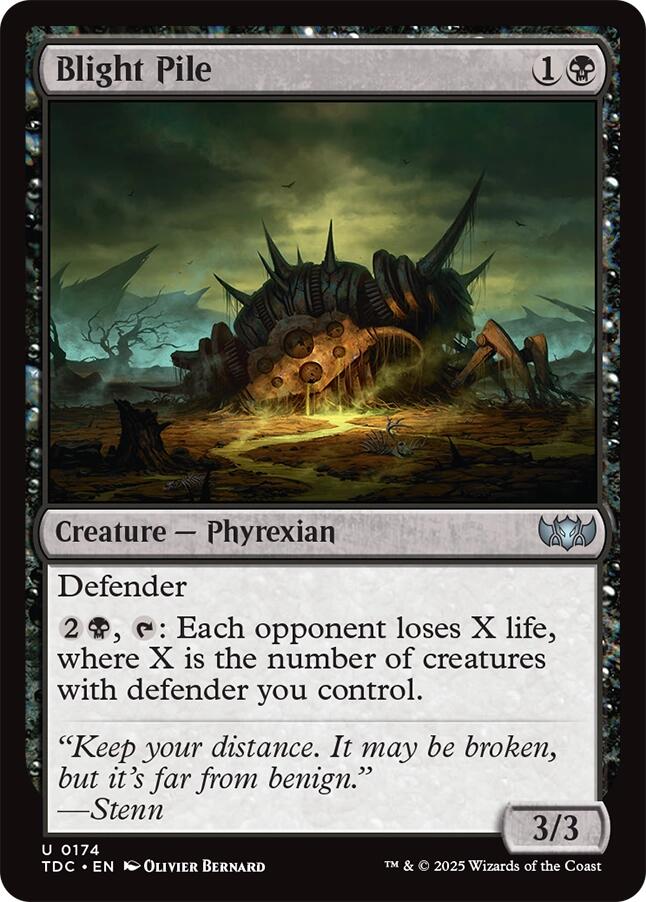 Blight Pile [Tarkir: Dragonstorm Commander] | Exor Games Dartmouth