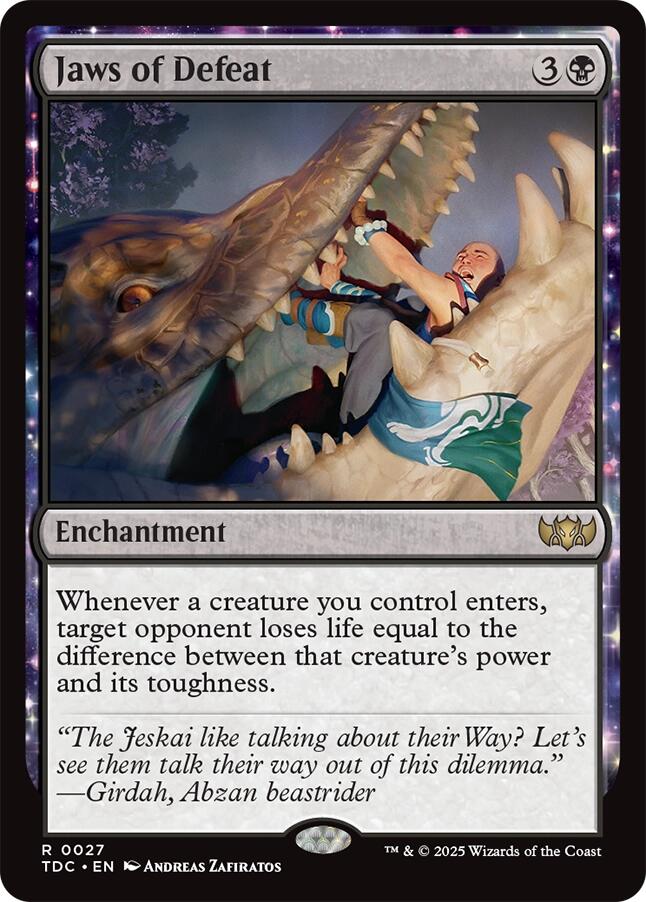 Jaws of Defeat [Tarkir: Dragonstorm Commander] | Exor Games Dartmouth