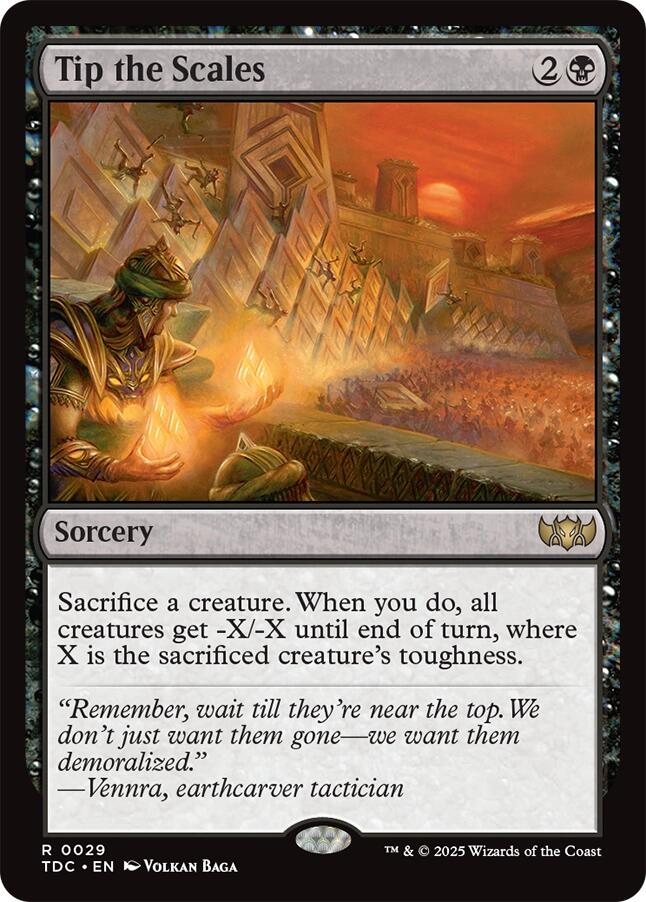 Tip the Scales [Tarkir: Dragonstorm Commander] | Exor Games Dartmouth