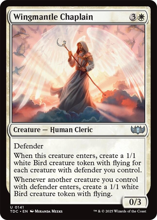 Wingmantle Chaplain [Tarkir: Dragonstorm Commander] | Exor Games Dartmouth