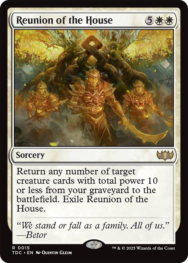 Reunion of the House [Tarkir: Dragonstorm Commander] | Exor Games Dartmouth
