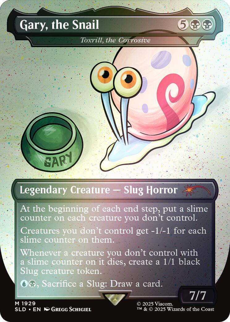 Gary, the Snail - Toxrill, the Corrosive (Rainbow Foil) [Secret Lair Drop Series] | Exor Games Dartmouth