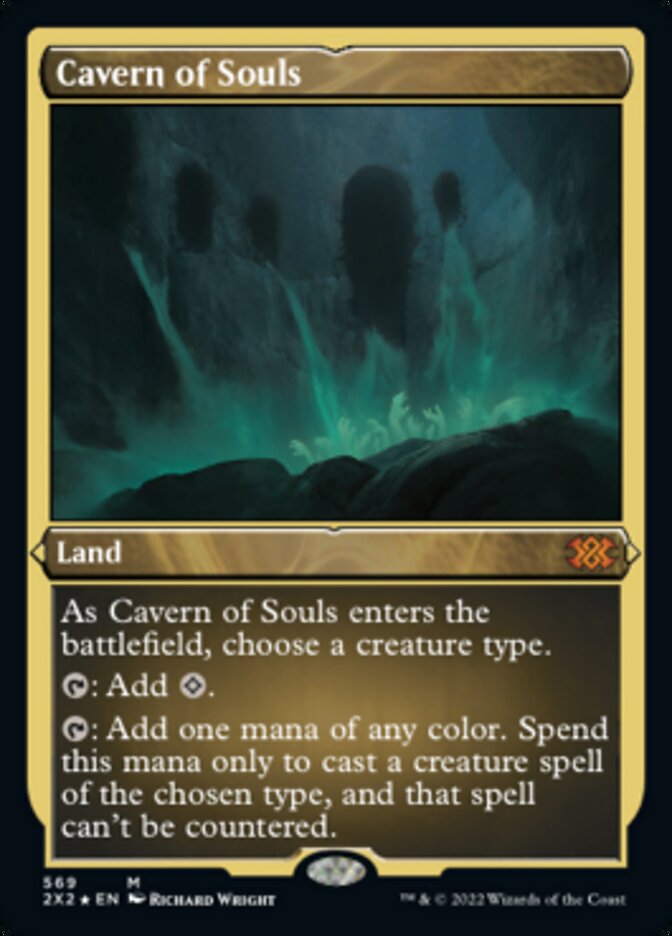 Cavern of Souls (Foil Etched) [Double Masters 2022] | Exor Games Dartmouth