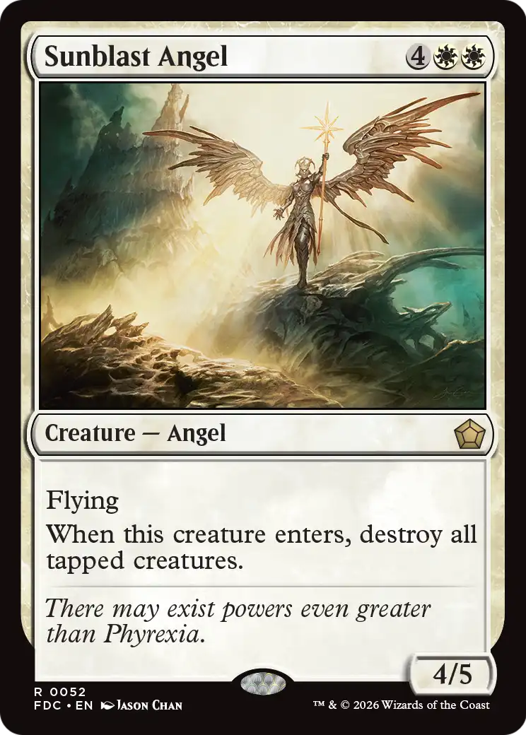 Sunblast Angel [Foundations Commander] | Exor Games Dartmouth