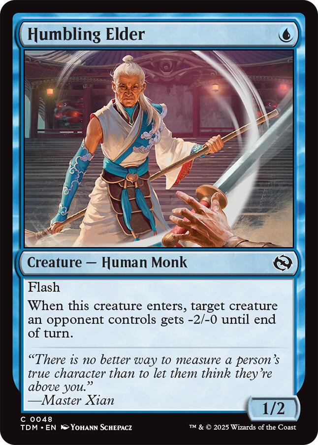 Humbling Elder [Tarkir: Dragonstorm] | Exor Games Dartmouth