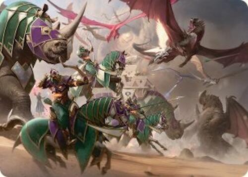 United Battlefront Art Card (5/54) [Tarkir: Dragonstorm Art Series] | Exor Games Dartmouth