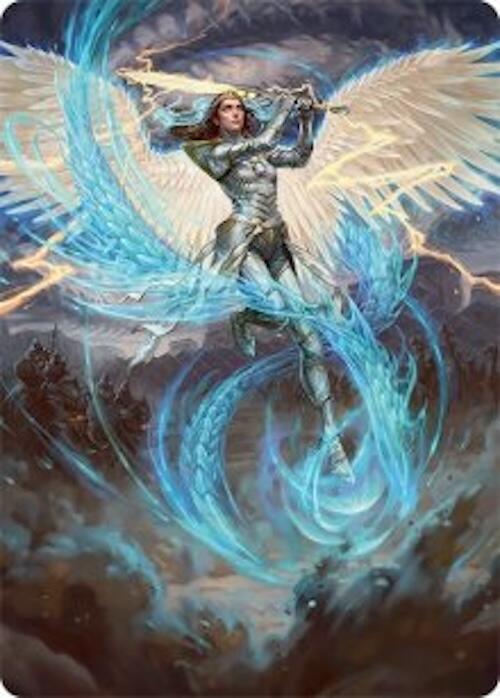 Elspeth, Storm Slayer Art Card (49/54) [Tarkir: Dragonstorm Art Series] | Exor Games Dartmouth