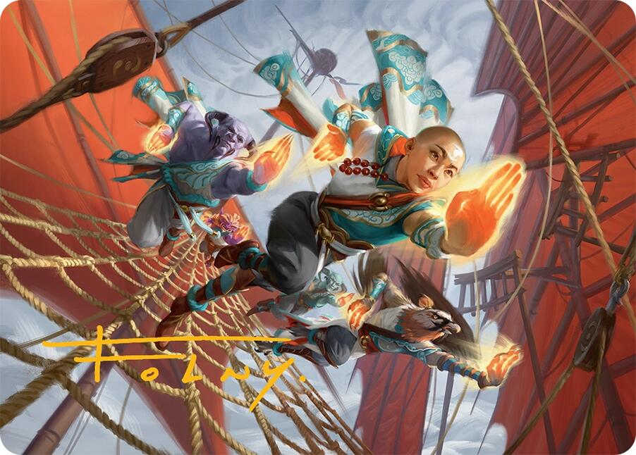 Aligned Heart Art Card (52/54) (Gold-Stamped Signature) [Tarkir: Dragonstorm Art Series] | Exor Games Dartmouth