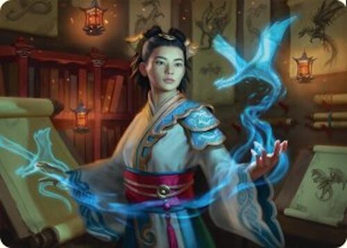 Dragonologist Art Card (6/54) [Tarkir: Dragonstorm Art Series] | Exor Games Dartmouth