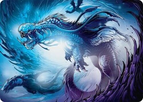 Roiling Dragonstorm Art Card (33/54) [Tarkir: Dragonstorm Art Series] | Exor Games Dartmouth