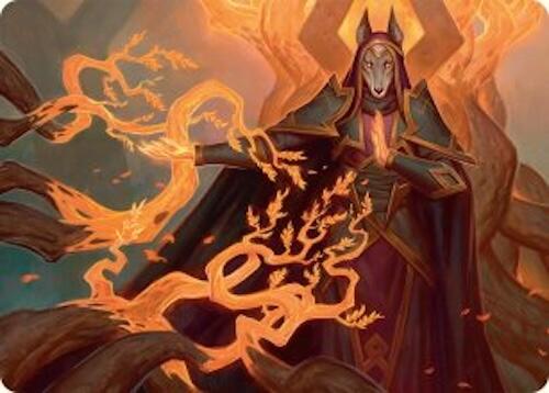 Abzan Devotee Art Card (10/54) [Tarkir: Dragonstorm Art Series] | Exor Games Dartmouth