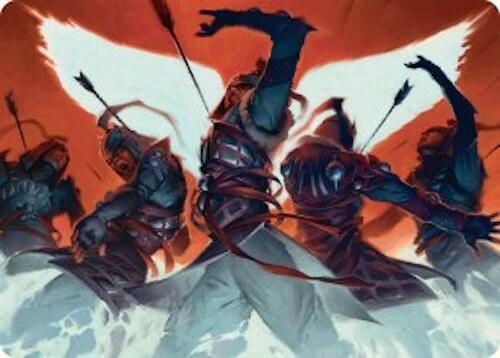 Desperate Measures Art Card (11/54) [Tarkir: Dragonstorm Art Series] | Exor Games Dartmouth