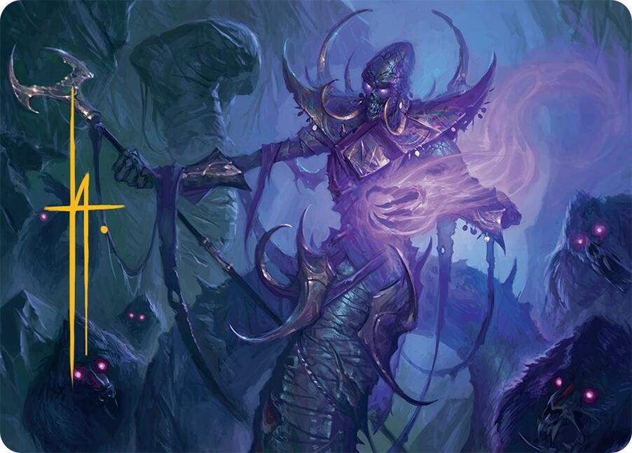 Sidisi, Regent of the Mire Art Card (14/54) (Gold-Stamped Signature) [Tarkir: Dragonstorm Art Series] | Exor Games Dartmouth