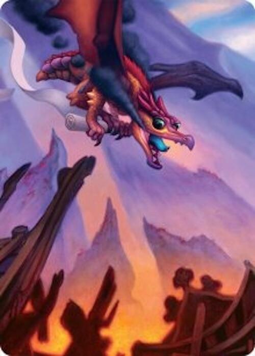 Scavenger Regent Art Card (45/54) [Tarkir: Dragonstorm Art Series] | Exor Games Dartmouth
