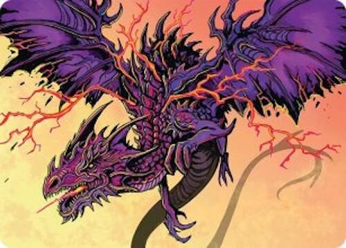 Stormshriek Feral Art Card (35/54) [Tarkir: Dragonstorm Art Series] | Exor Games Dartmouth
