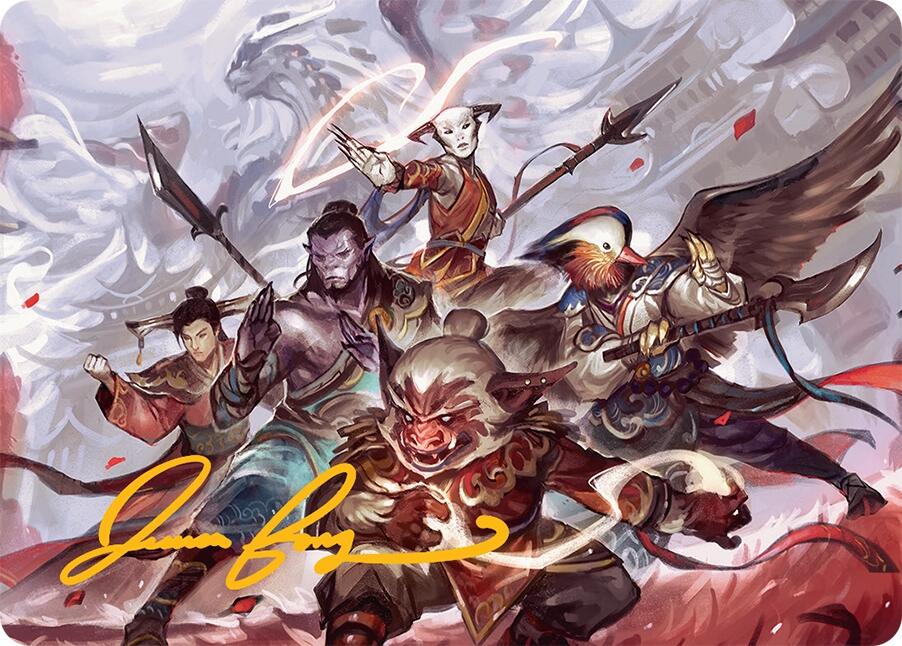 Will of the Jeskai Art Card (54/54) (Gold-Stamped Signature) [Tarkir: Dragonstorm Art Series] | Exor Games Dartmouth