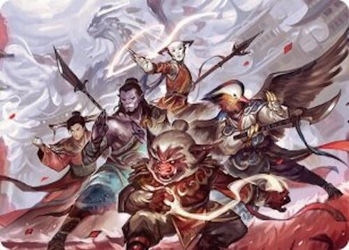 Will of the Jeskai Art Card (54/54) [Tarkir: Dragonstorm Art Series] | Exor Games Dartmouth