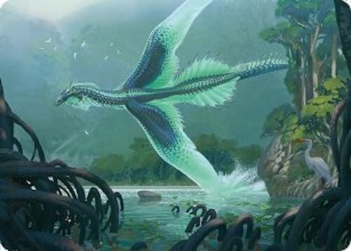 Teval, Arbiter of Virtue Art Card (26/54) [Tarkir: Dragonstorm Art Series] | Exor Games Dartmouth