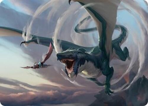 Whirlwing Stormbrood Art Card (27/54) [Tarkir: Dragonstorm Art Series] | Exor Games Dartmouth