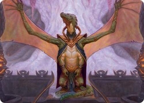 Kheru Goldkeeper Art Card (36/54) [Tarkir: Dragonstorm Art Series] | Exor Games Dartmouth