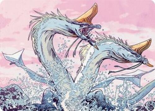 Twinmaw Stormbrood Art Card (39/54) [Tarkir: Dragonstorm Art Series] | Exor Games Dartmouth