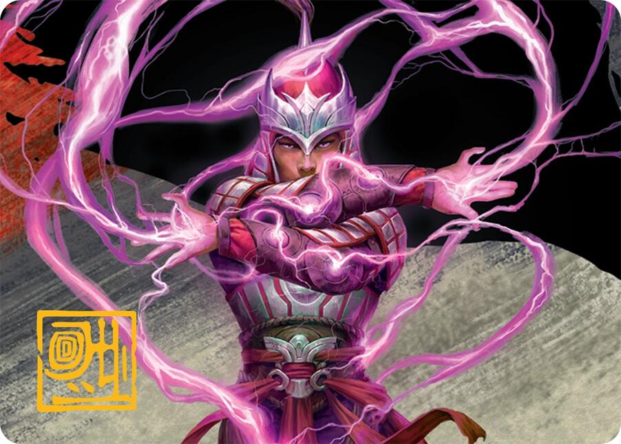 All-Out Assault Art Card (43/54) (Gold-Stamped Signature) [Tarkir: Dragonstorm Art Series] | Exor Games Dartmouth