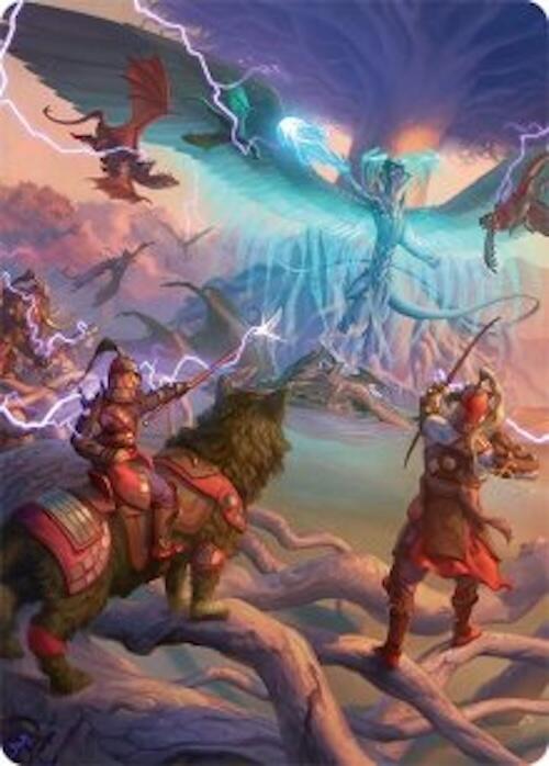 All-Out Assault Art Card (50/54) [Tarkir: Dragonstorm Art Series] | Exor Games Dartmouth